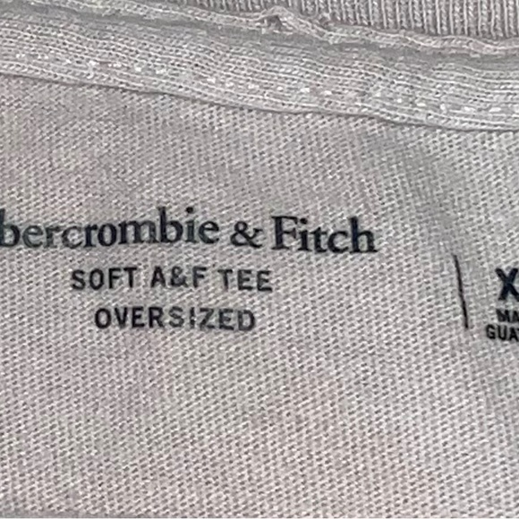 🤩 NEW ITEM! Abercrombie & Fitch Keith Haring Men’s Oversized Tshirt Gray Vintage - Picture 7 of 8